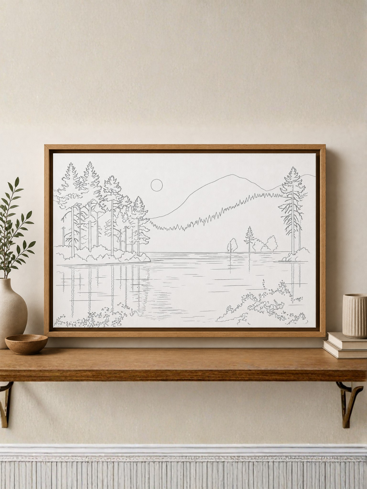 Lakeside Mountain Modern Abstract Kit