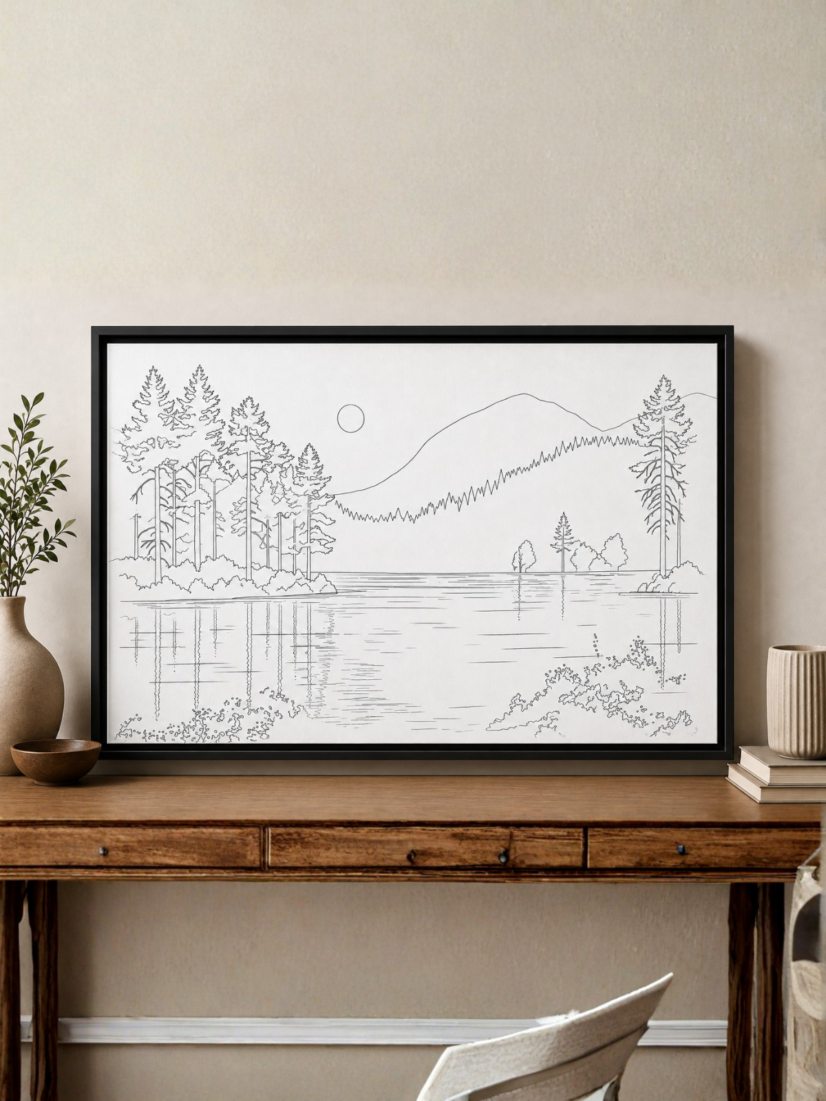 Lakeside Mountain Modern Abstract Kit