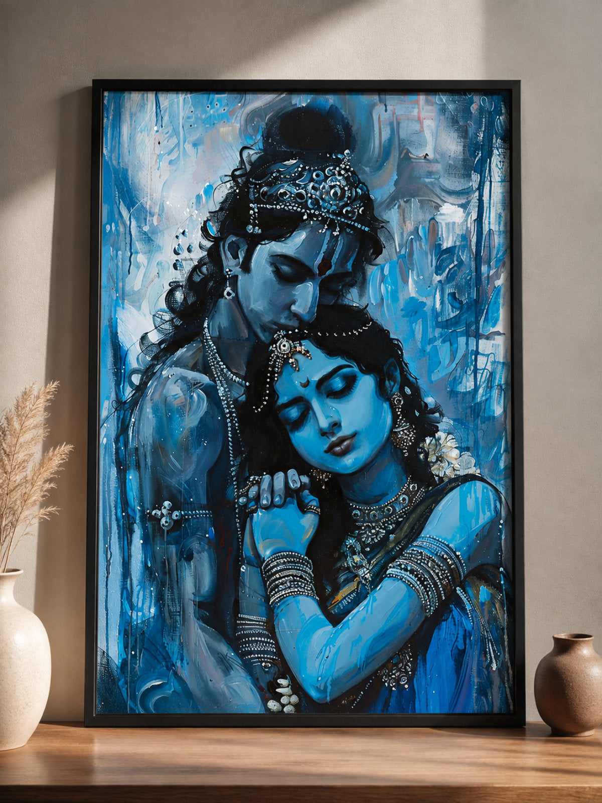 Radha Krishna Indian Ethnic Canvas Kit