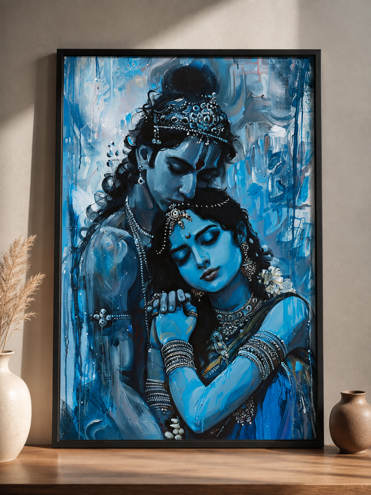 Radha Krishna Indian Ethnic Canvas Kit