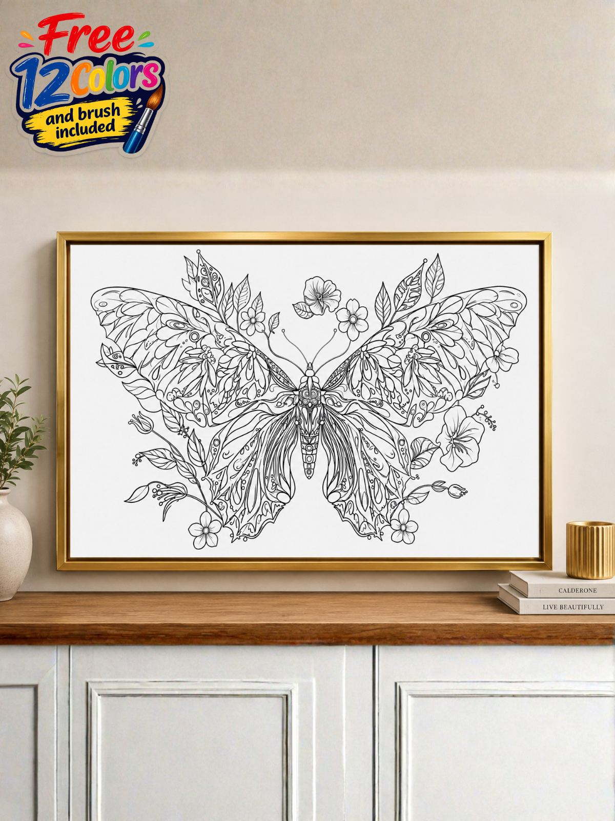Colorful Butterfly Modern Abstract Kit