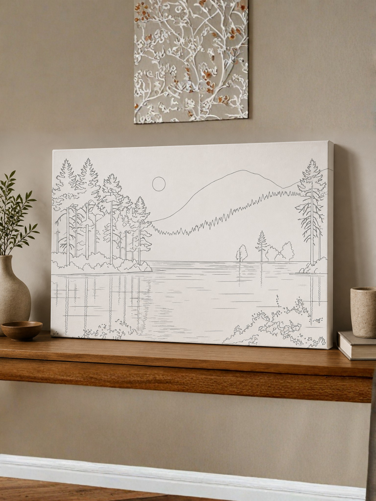 Lakeside Mountain Modern Abstract Kit