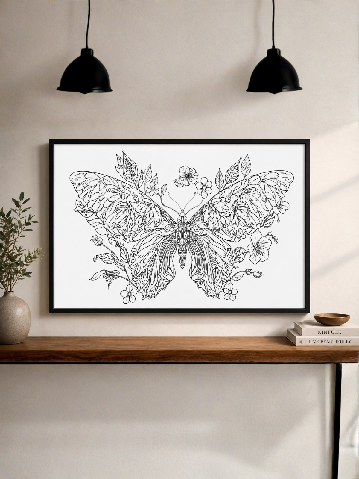 Colorful Butterfly Modern Abstract Kit