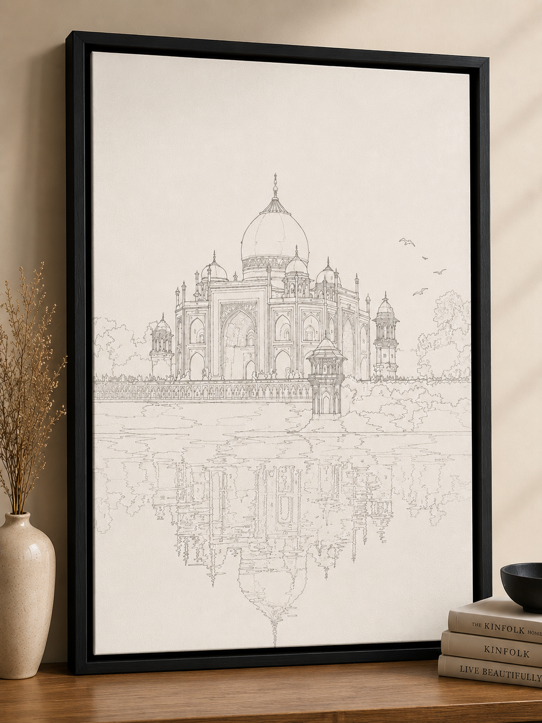Taj Mahal Indian Ethnic Canvas Kit