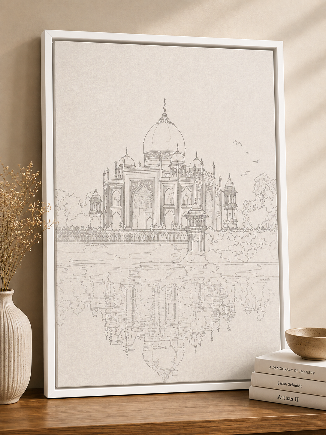 Taj Mahal Indian Ethnic Canvas Kit