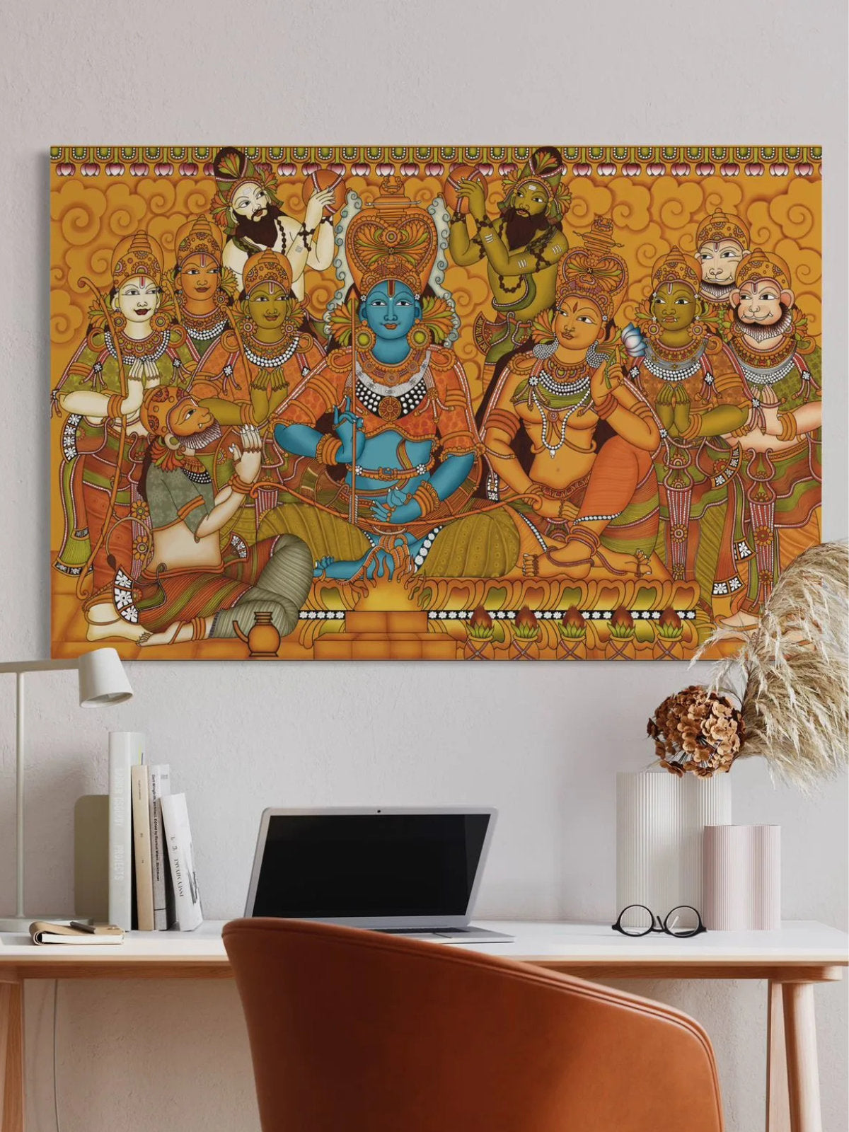 Shree Ram Darbar Pre-Drawn Canvas Kit