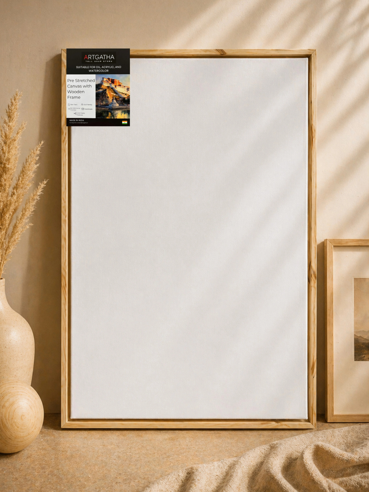 Artist Grade 380 GSM Canvas with Floating Frame