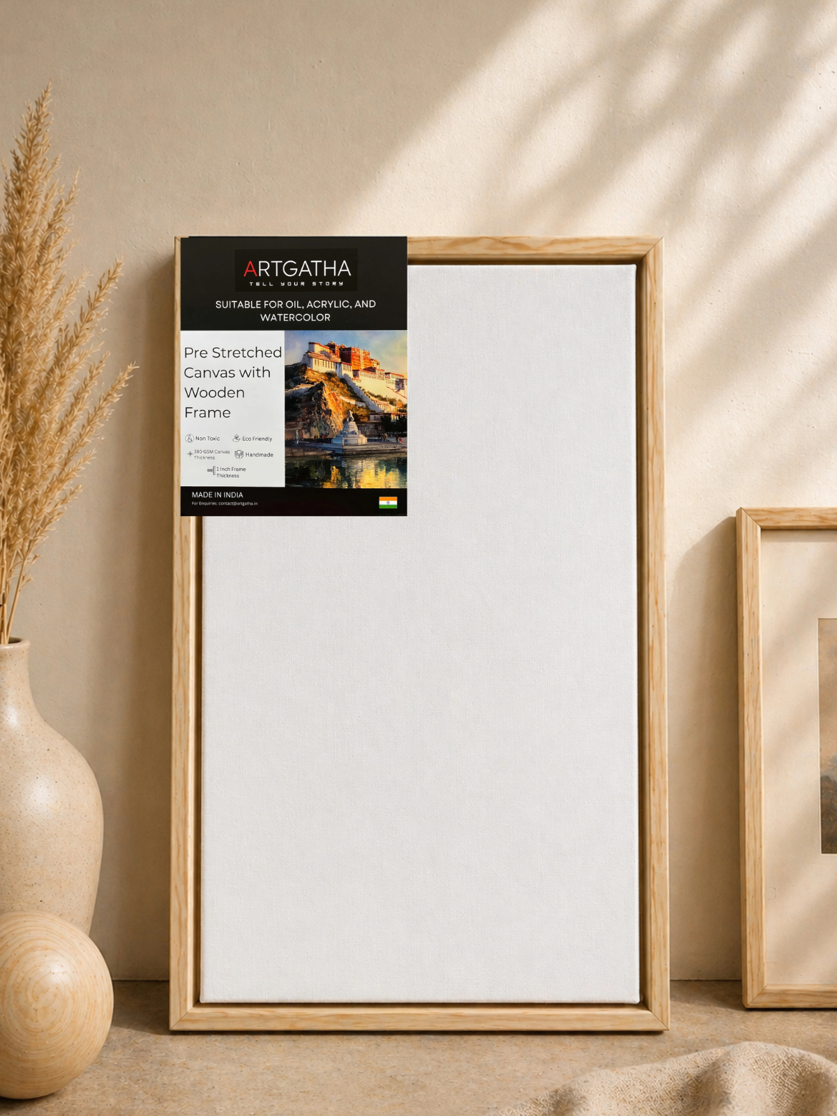 Artist Grade 380 GSM Canvas with Floating Frame