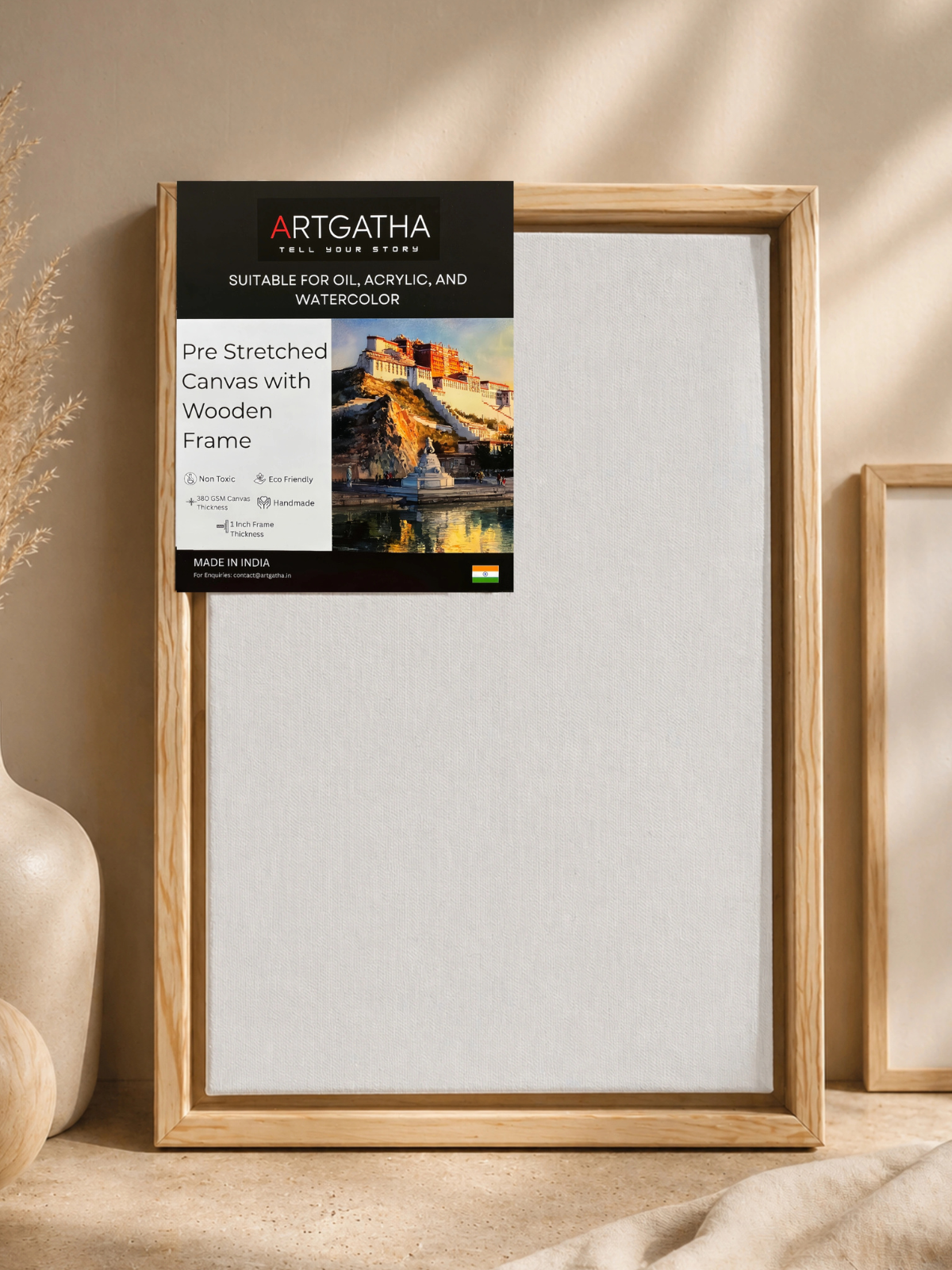 Artist Grade 380 GSM Canvas with Floating Frame
