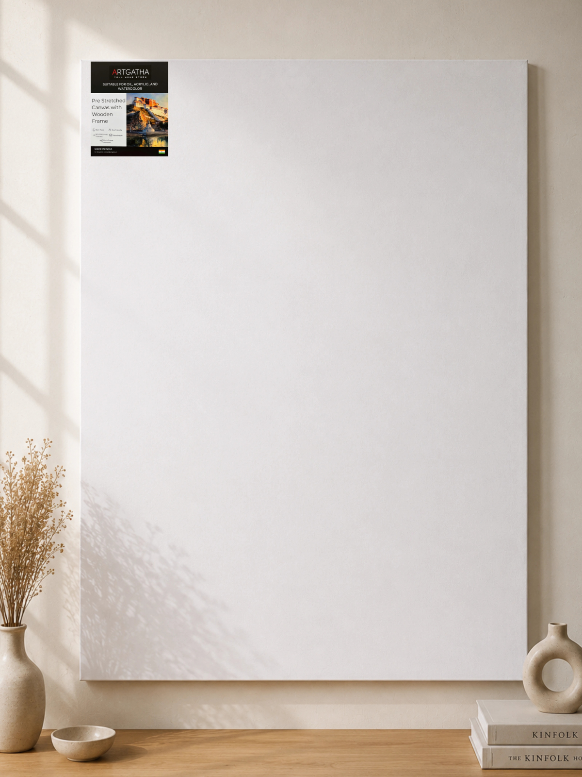 380 GSM Cotton Professional Pre-Stretched Canvas