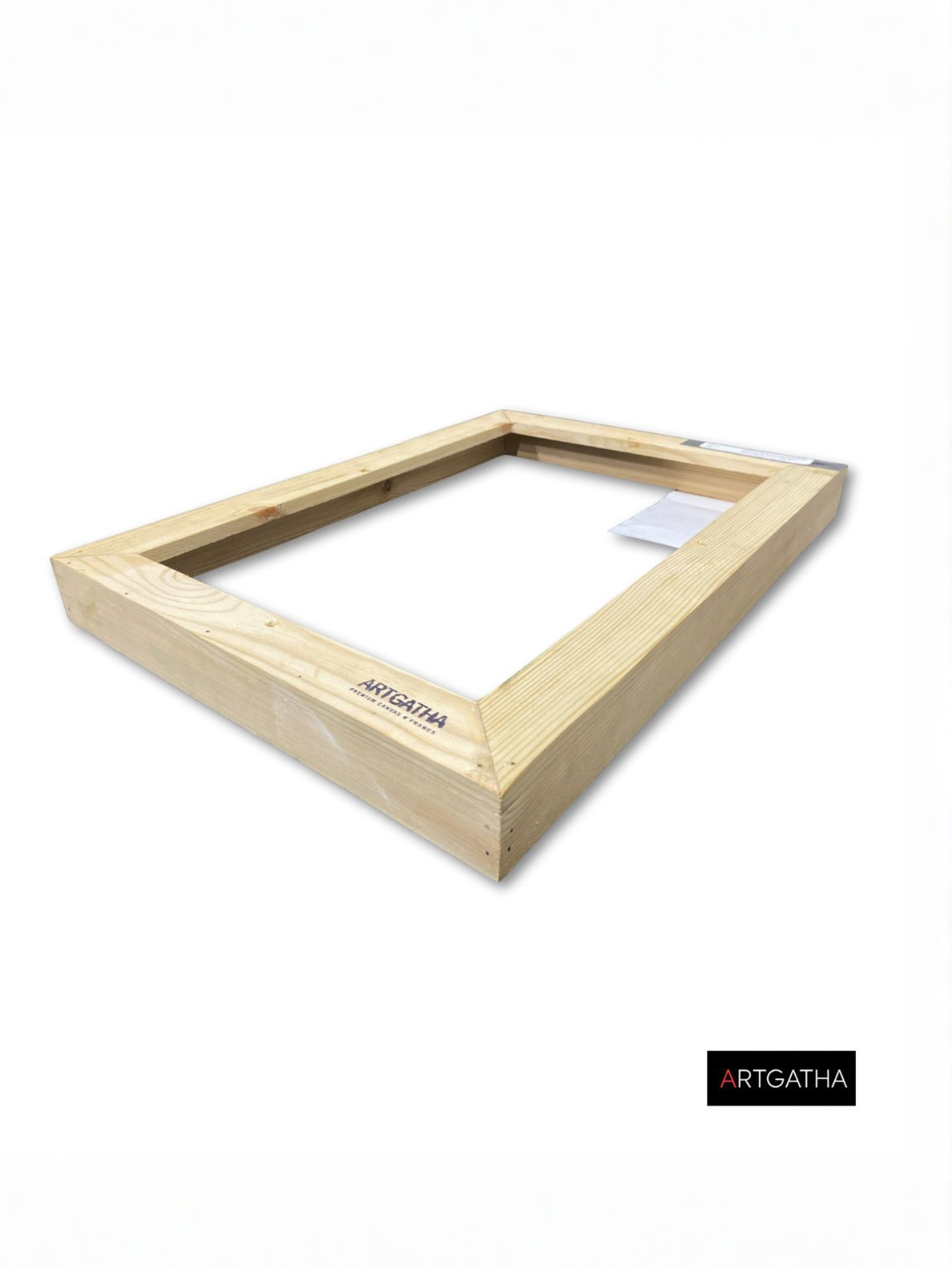 Natural Pinewood Floating Frame