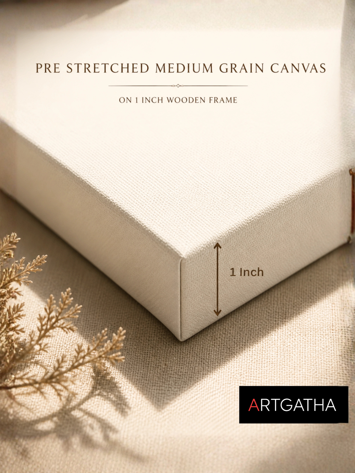 Artist Grade 380 GSM Canvas with Floating Frame