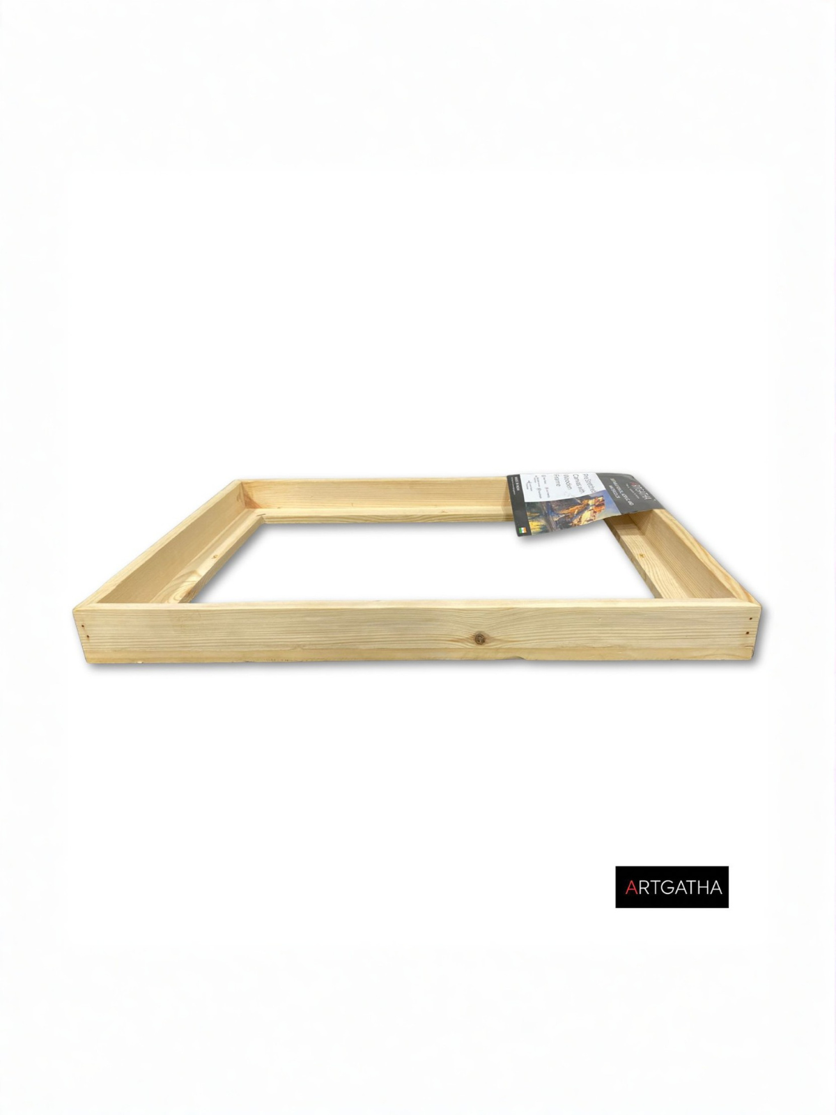 Natural Pinewood Floating Frame