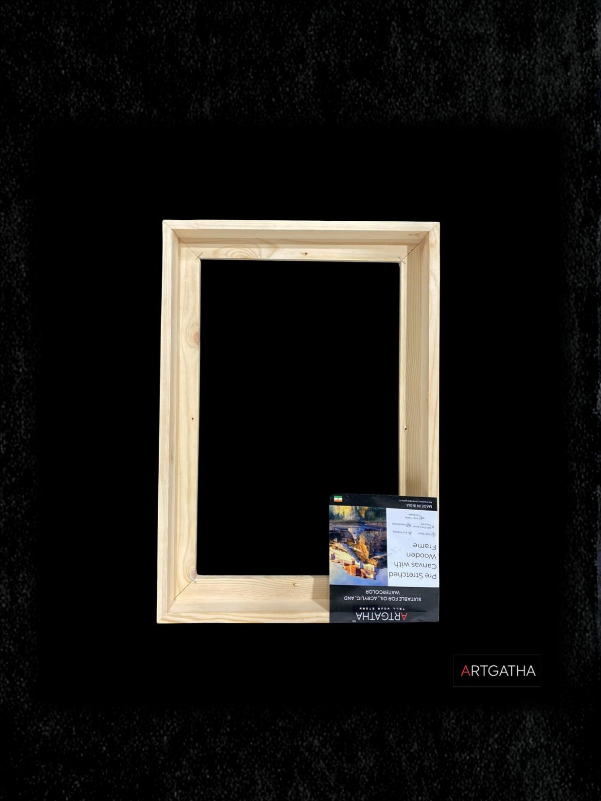 Natural Pinewood Floating Frame
