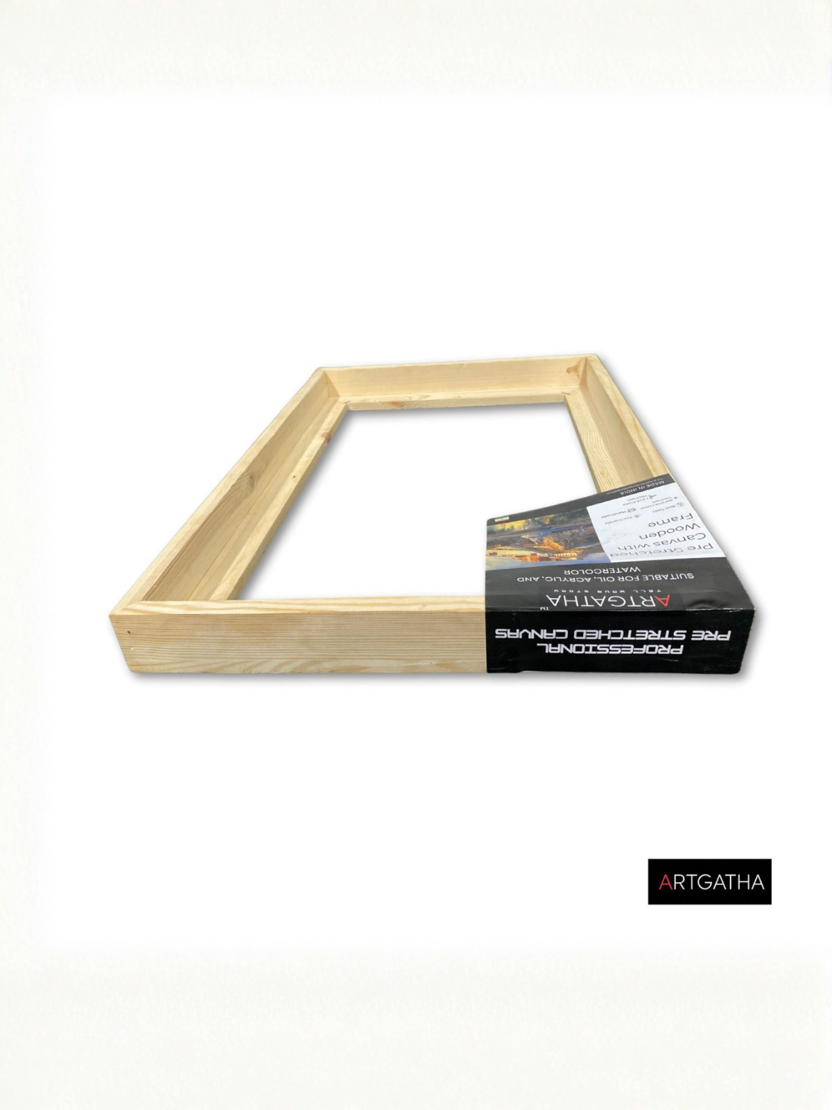 Natural Pinewood Floating Frame