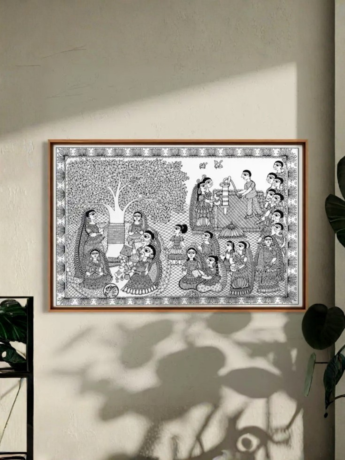 Barsait Festival Madhubani Canvas Kit