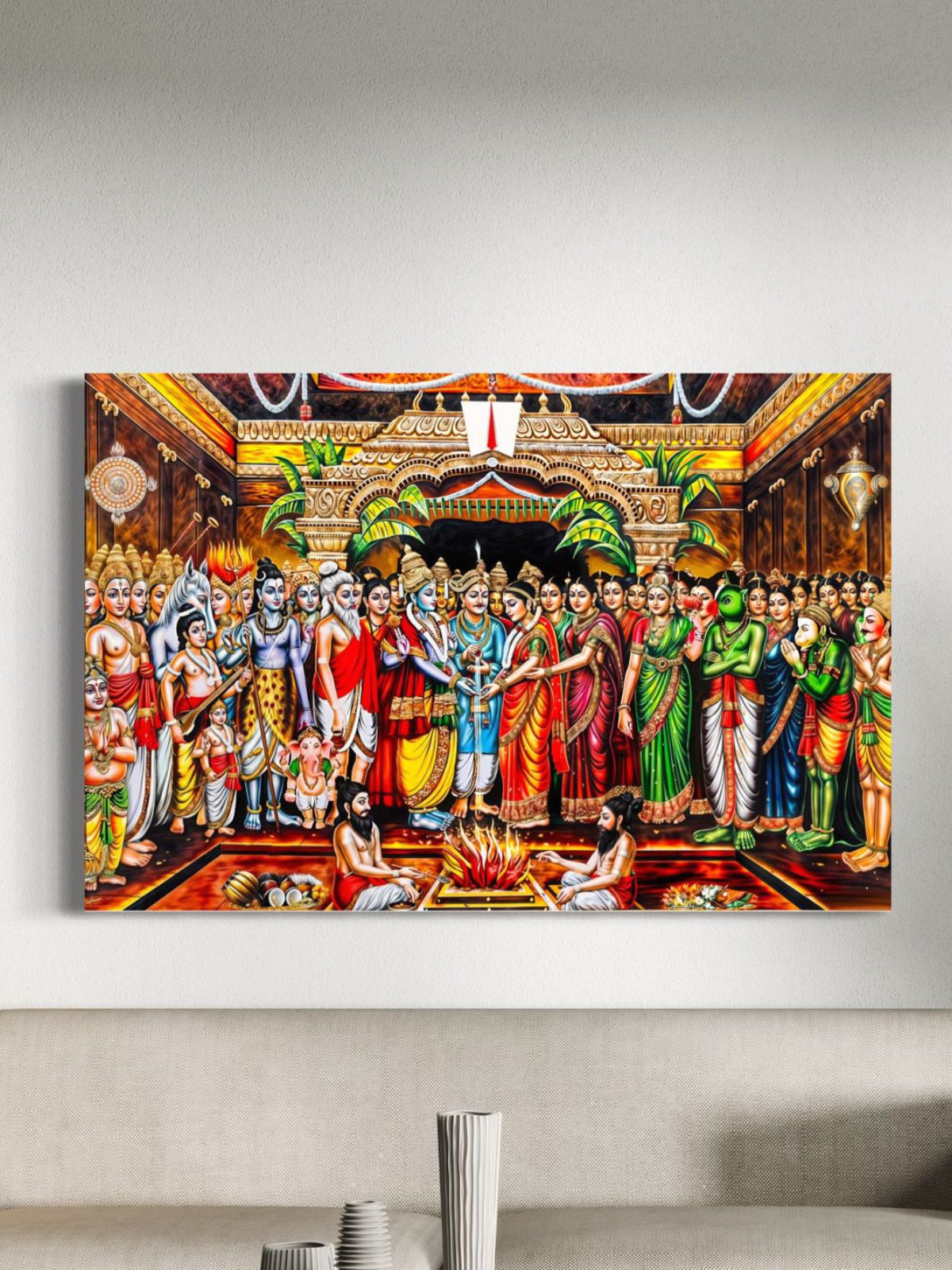 Srinivasa Kalyanam Indian Ethnic Canvas Kit