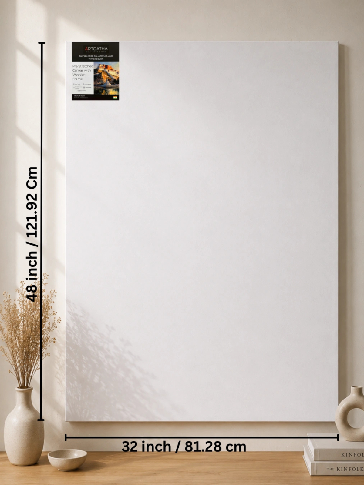 380 GSM Cotton Professional Pre-Stretched Canvas