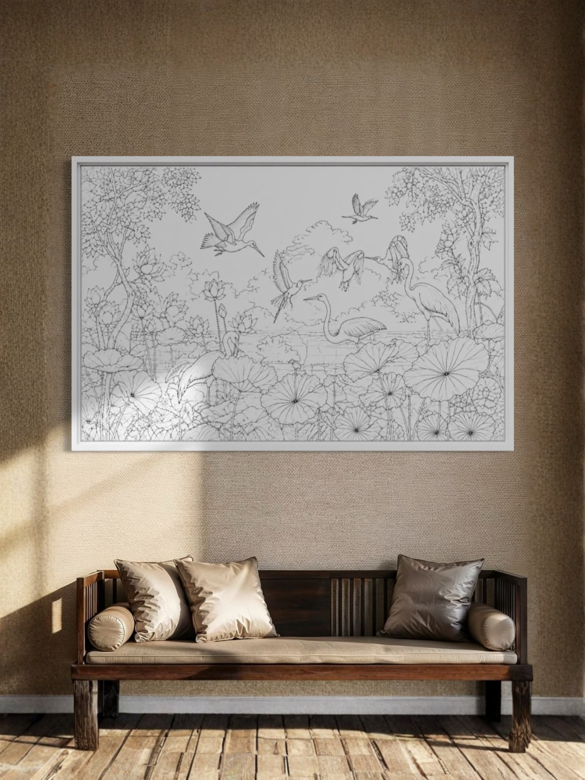 Pichwai Jungle Canvas Kit