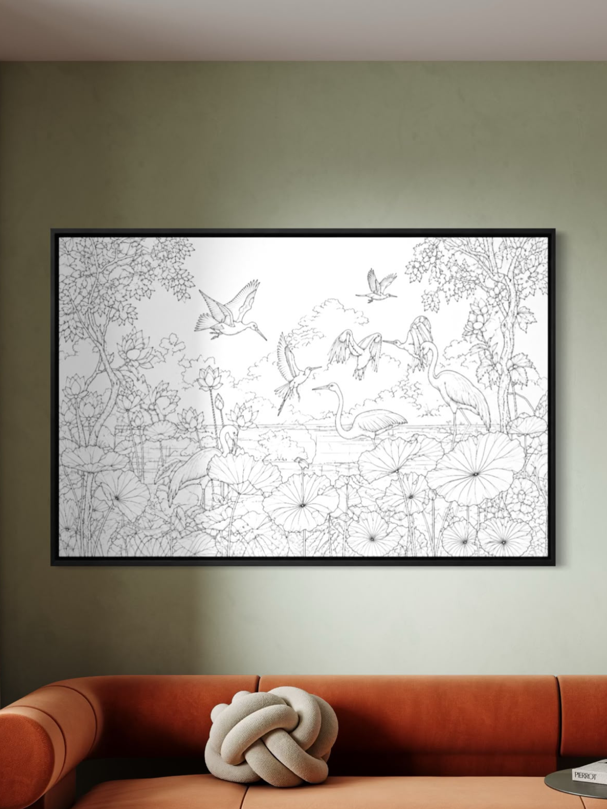 Pichwai Jungle Canvas Kit