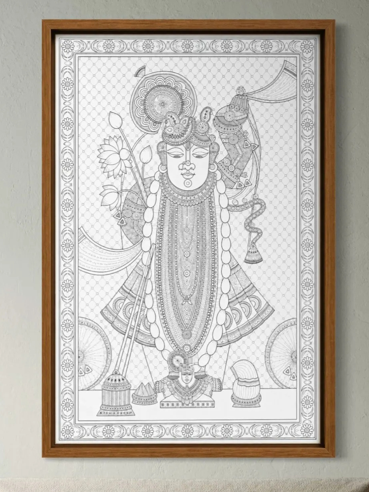Shrinath Ji Pichwai Canvas Kit