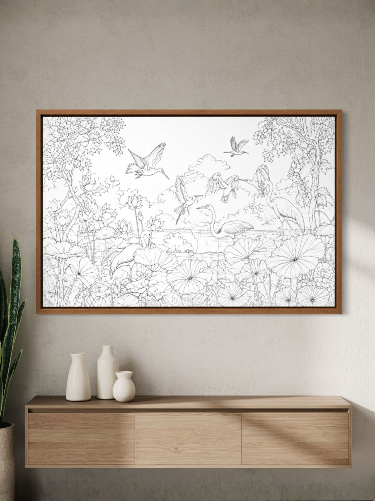 Pichwai Jungle Canvas Kit