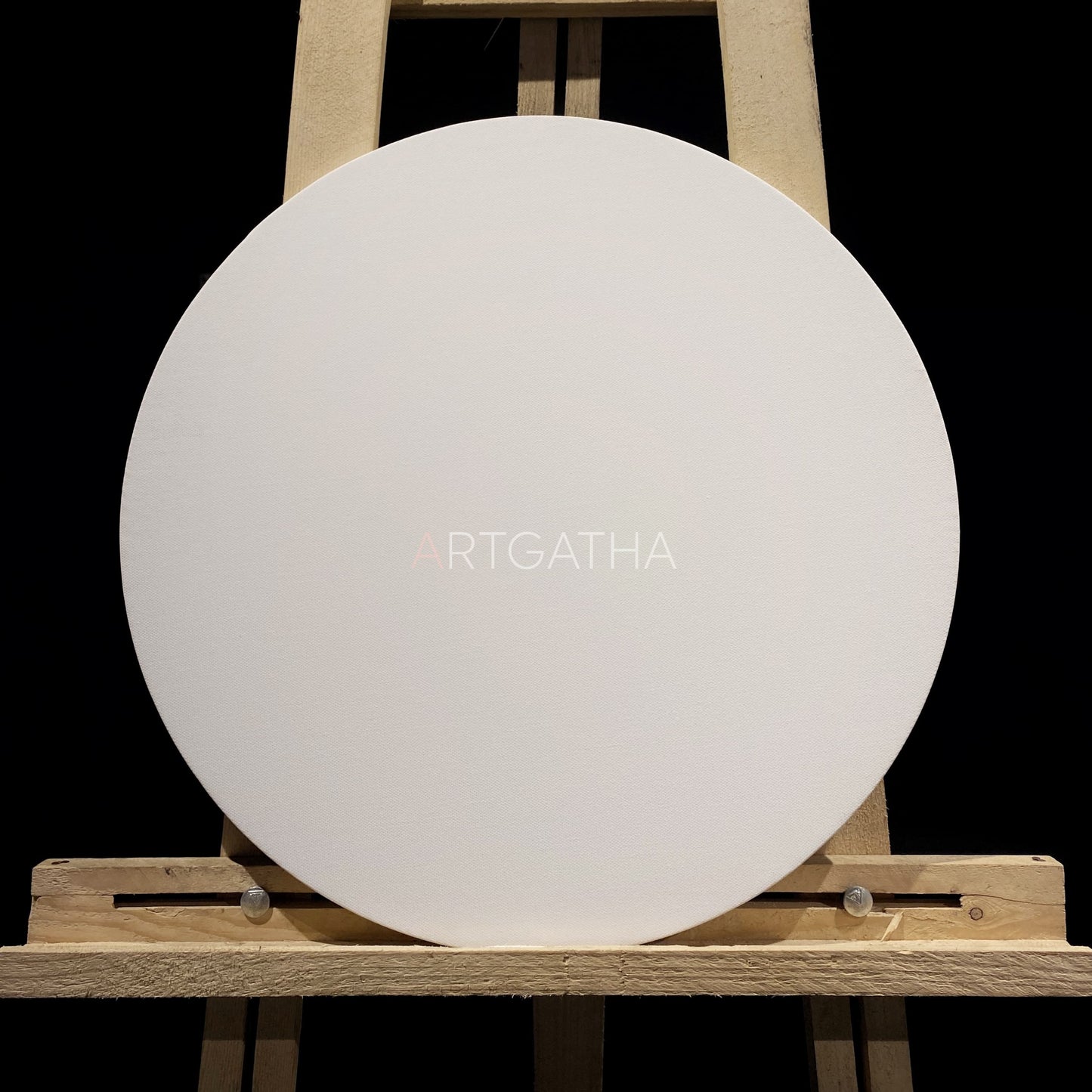 Round Professional Pre Stretched Canvas 380 GSM (11 Oz) | 100% cotton | Artist Grade | Multiple Sizes