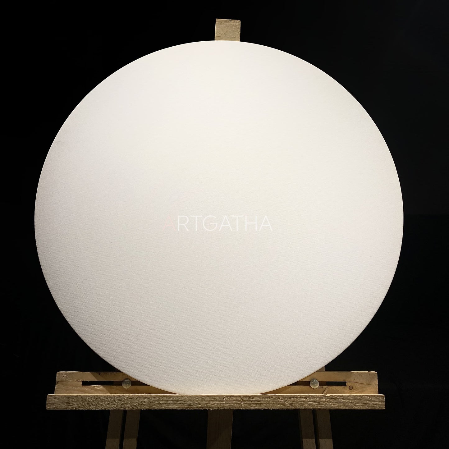 Round Professional Pre Stretched Canvas 380 GSM (11 Oz) | 100% cotton | Artist Grade | Multiple Sizes