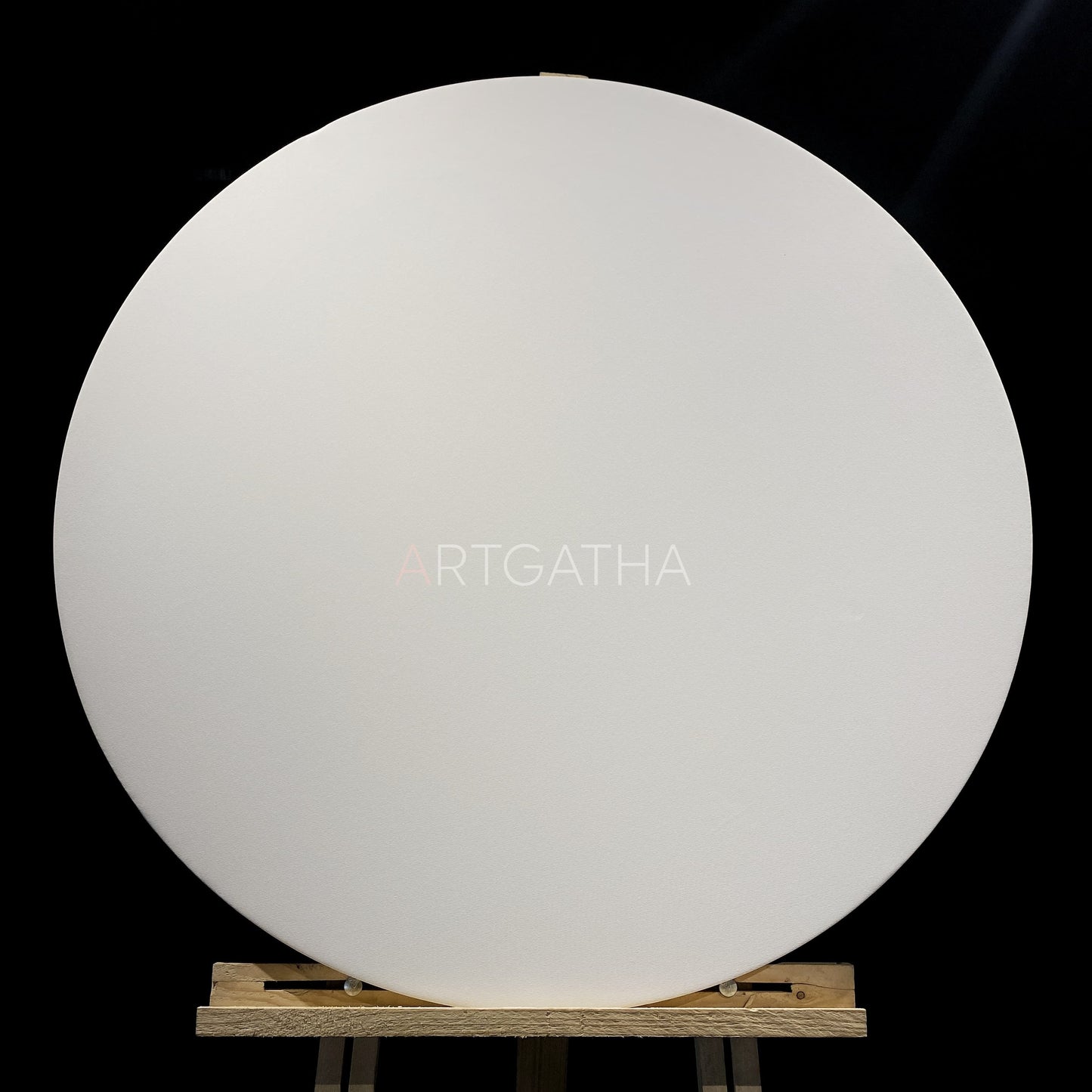 Round Professional Pre Stretched Canvas 380 GSM (11 Oz) | 100% cotton | Artist Grade | Multiple Sizes