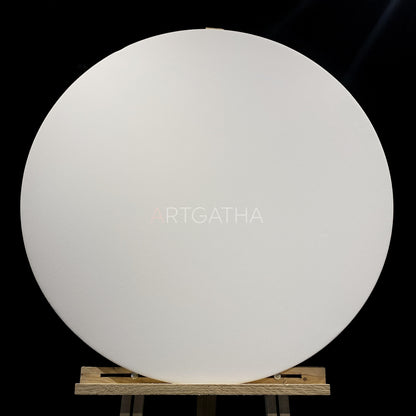 Round Professional Pre Stretched Canvas 380 GSM (11 Oz) | 100% cotton | Artist Grade | Multiple Sizes