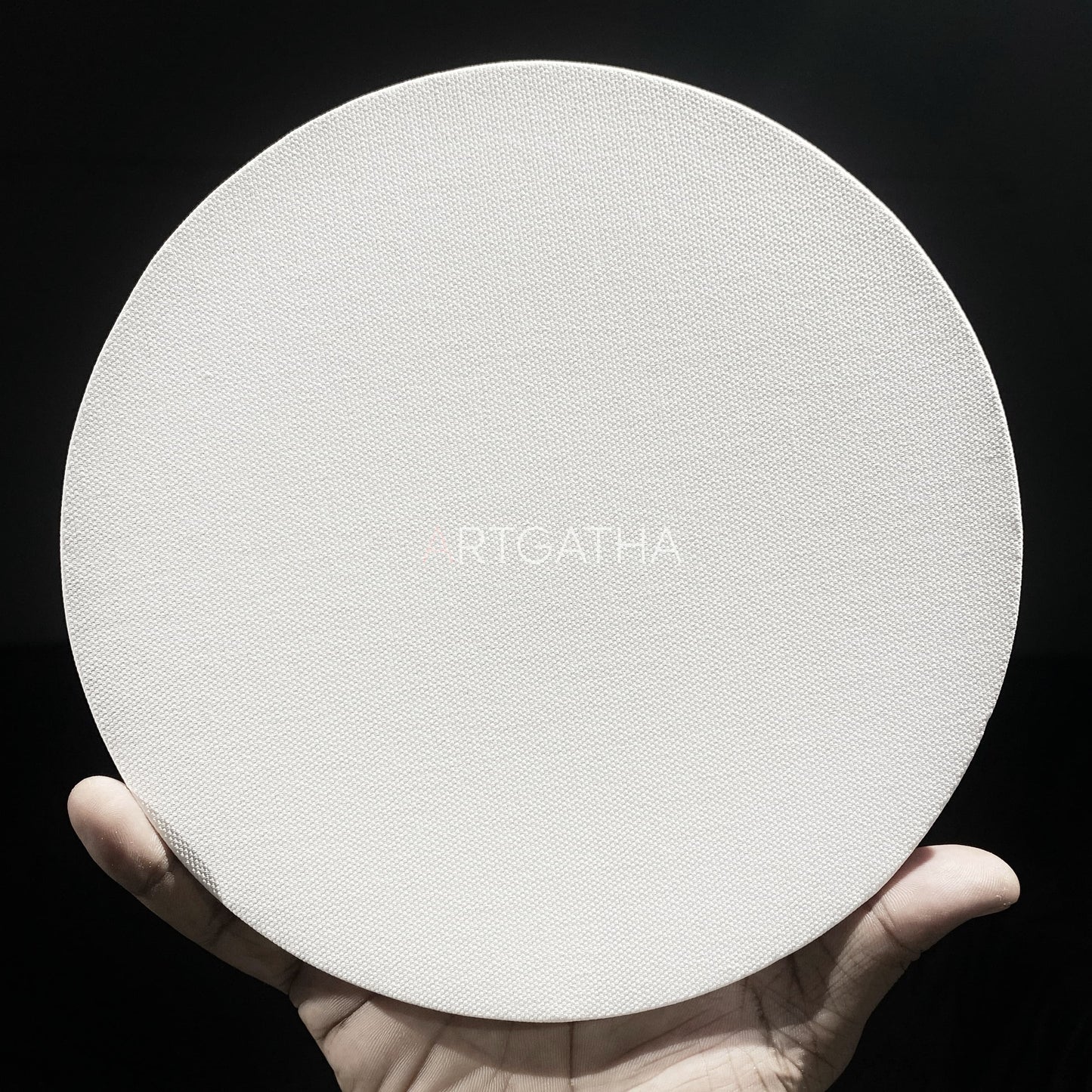 Round Professional Pre Stretched Canvas 380 GSM (11 Oz) | 100% cotton | Artist Grade | Multiple Sizes