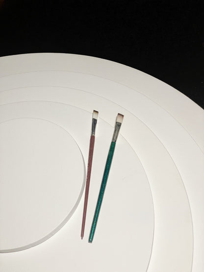 Round Professional Pre Stretched Canvas 380 GSM (11 Oz) | 100% cotton | Artist Grade | Multiple Sizes