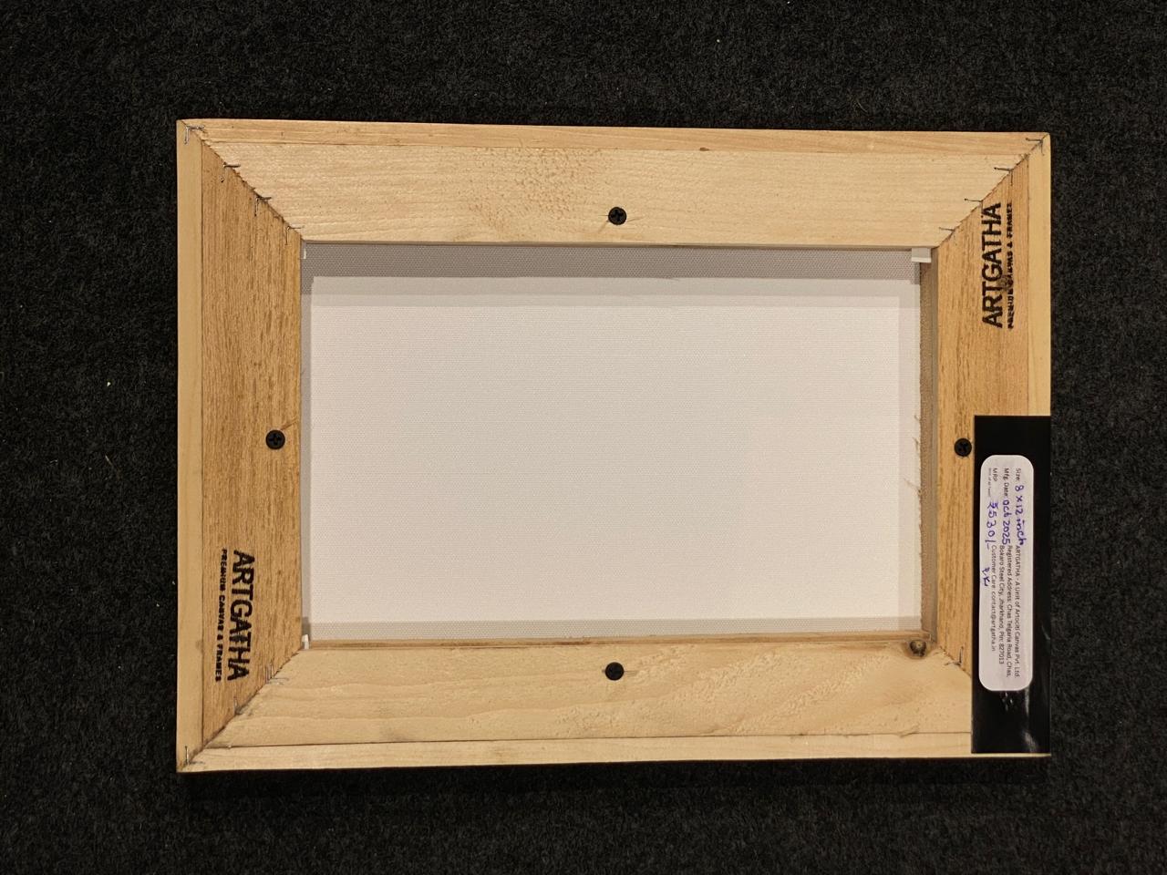 Natural Pinewood Solid Wood Floating Frame