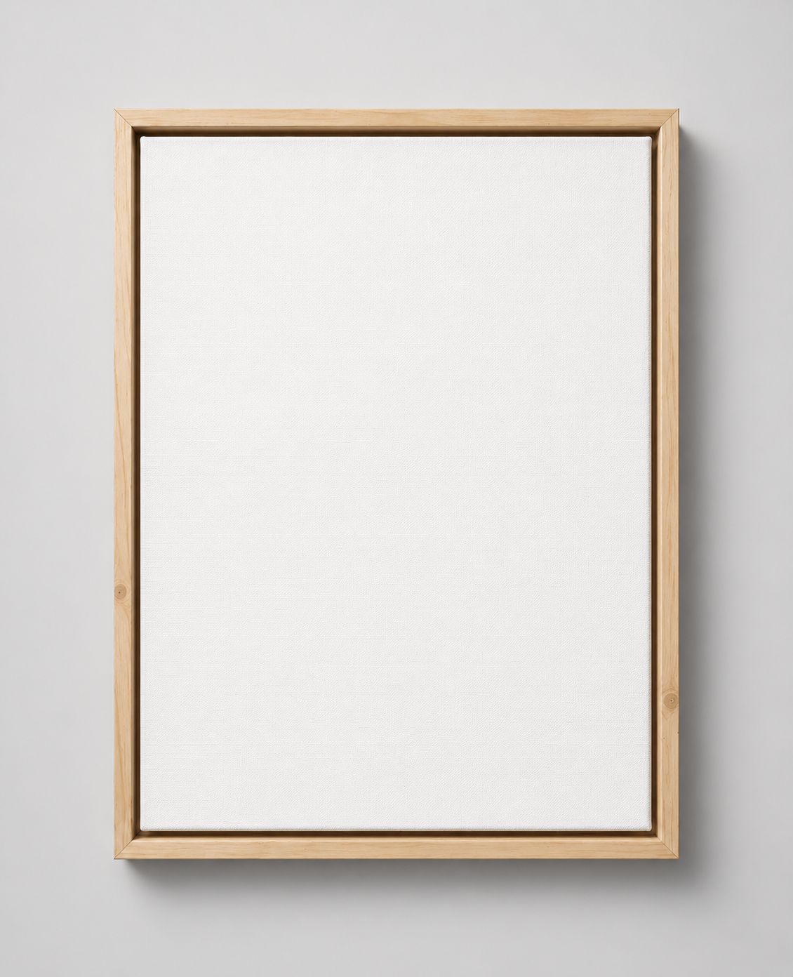 Professional Pre-Stretched Canvas with Solid Wood Floating Frame | 380 GSM (11 Oz), 100% Cotton, Artist Grade | Multiple Sizes
