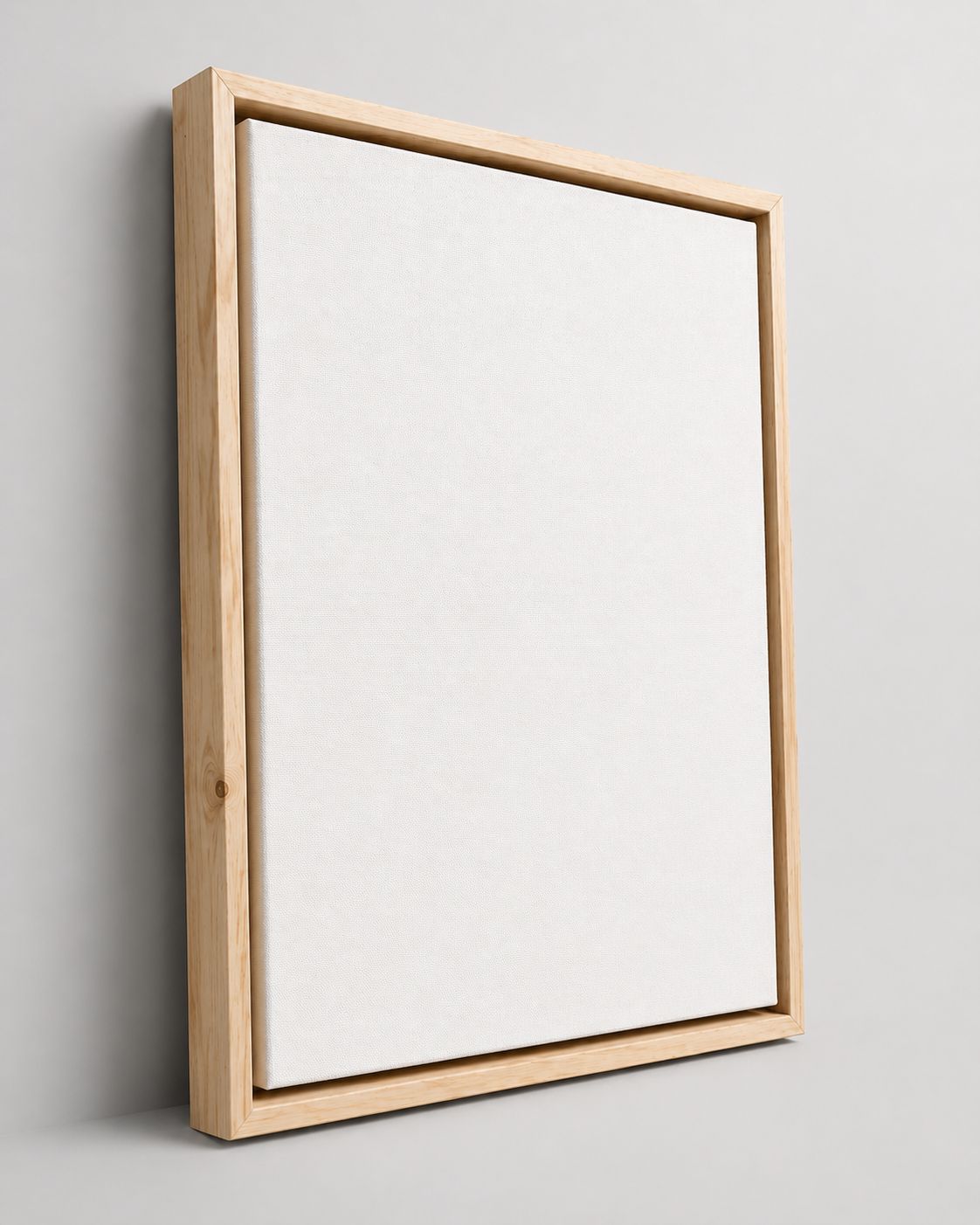 Professional Pre-Stretched Canvas with Solid Wood Floating Frame | 380 GSM (11 Oz), 100% Cotton, Artist Grade | Multiple Sizes