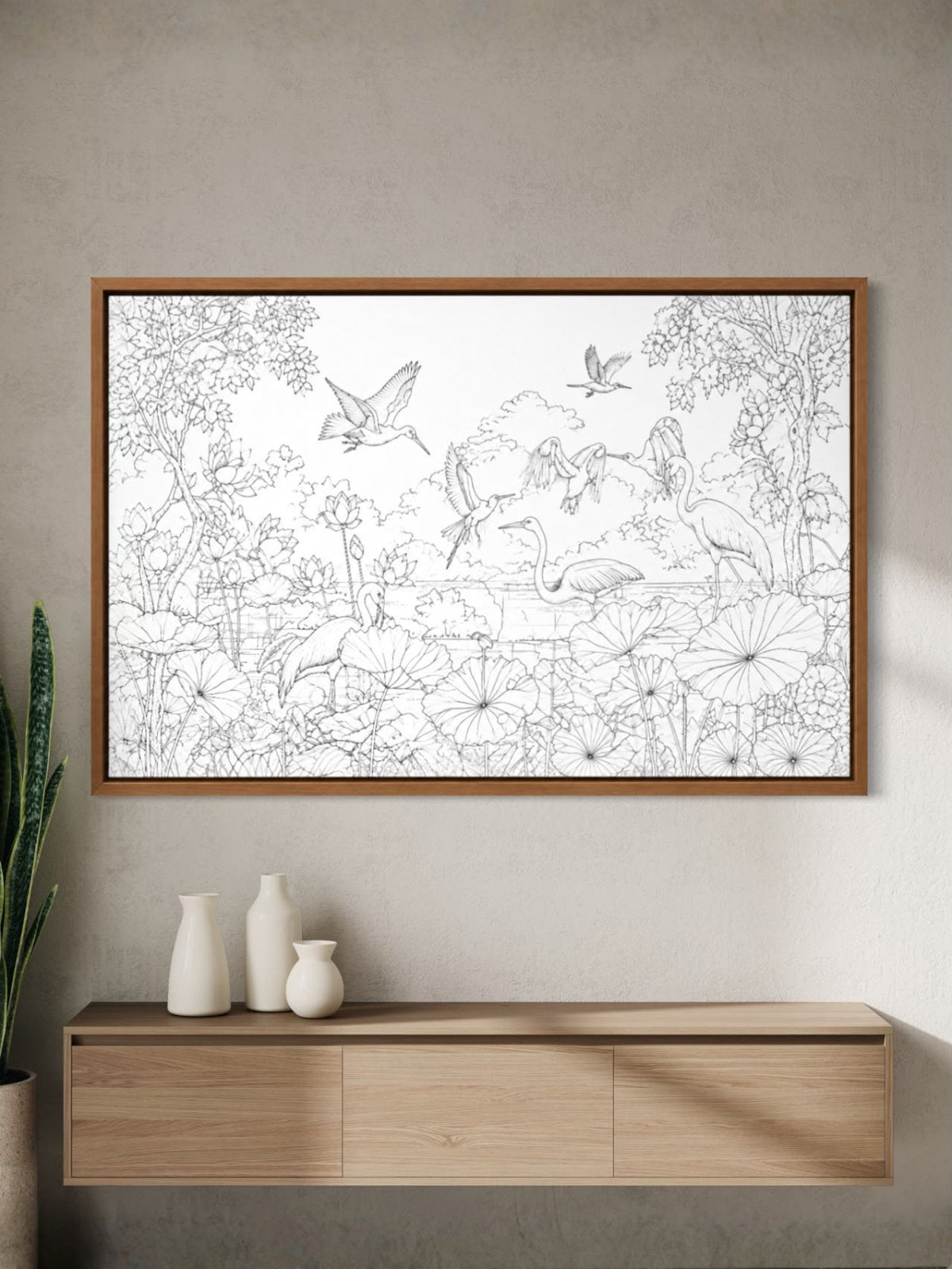 Pichwai Jungle Canvas Kit