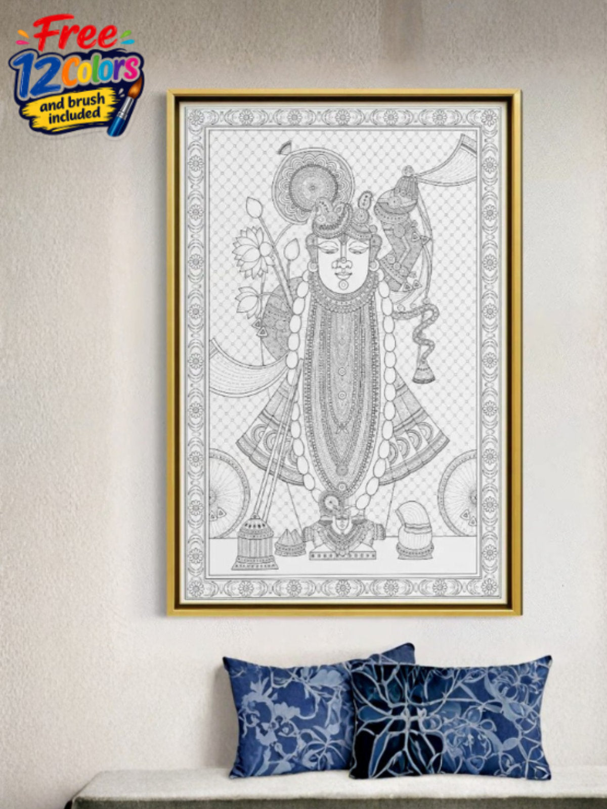 Shrinath Ji Pichwai Canvas Kit