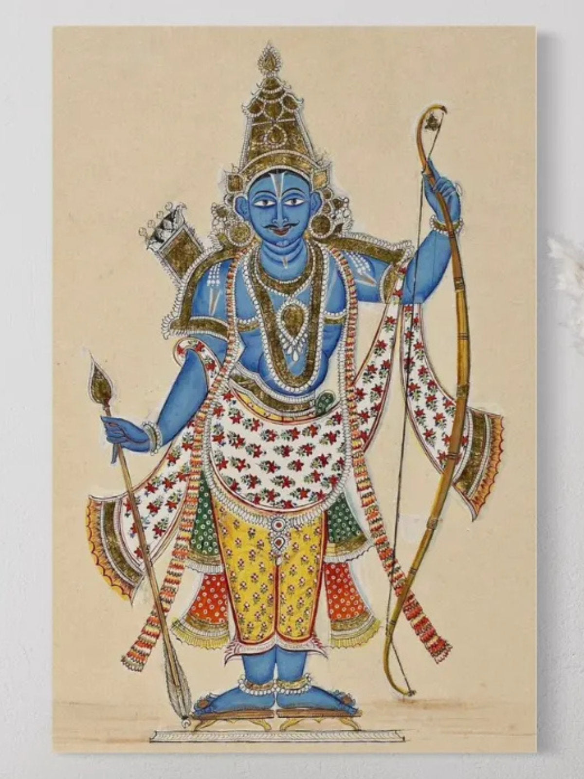 Rama Tribhanga Pichwai Canvas Kit