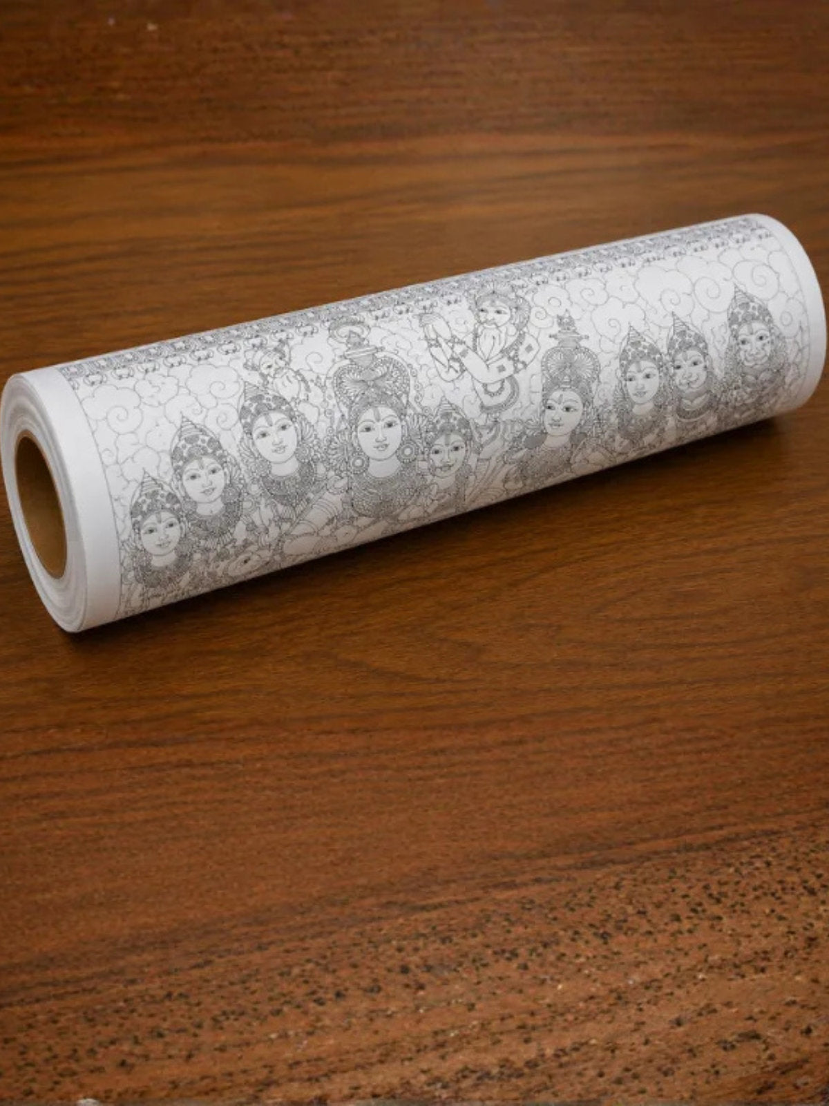 Shree Ram Darbar Pre-Drawn Canvas Kit